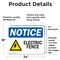 Signmission Electric Fence Sign, Vinyl Decal, 24in W x 18in L, 2PK OS-2PACK-NS-D-1824-L-11626 - alternate 5